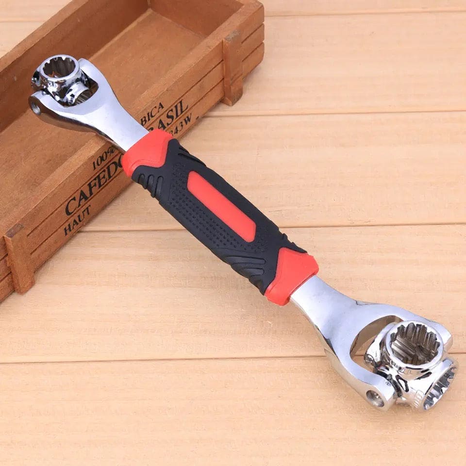 Double Head Torque Socket Wrench , 8 In 1 Socket Wrench, Multifunctional Spanner With 360 Degree Rotating Head, Multi Spanner Tool, Furniture Car Repair Spline Bolts Wrench, Multipurpose Tiger Socket Wrench, Universal Hand Tool Wrench. Double Head Torque Socket Wrench , 8 In 1 Socket Wrench, Multifunctional Spanner With 360 Degree Rotating Head, Multi Spanner Tool, Furniture Car Repair Spline Bolts Wrench, Multipurpose Tiger Socket Wrench, Universal Hand Tool Wrench.